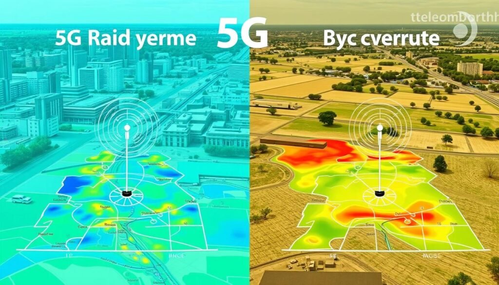 5G信號覆蓋範圍比較