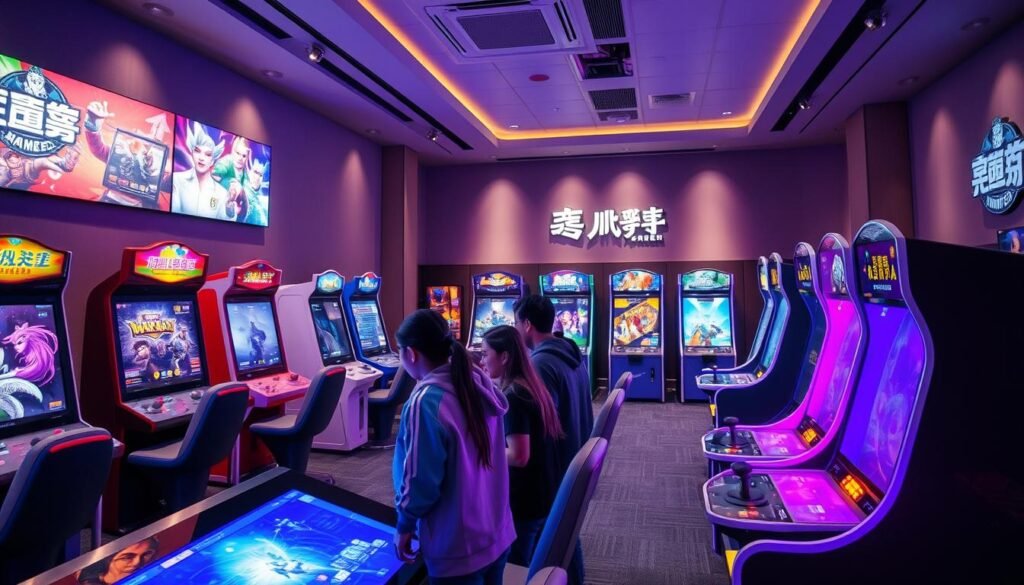 A cozy and inviting game room in the UTown gaming lounge, showcasing a diverse selection of jili electronic games. Soft lighting illuminates the sleek, modern gaming stations, each equipped with the latest high-performance hardware. The foreground features a group of friends gathered around a touchscreen display, intently engaged in a thrilling jili game. In the middle ground, a variety of game cabinets and consoles line the walls, inviting players to explore the extensive jili game catalog. The background depicts a warm, welcoming atmosphere with plush seating and subtle branding elements, creating an immersive and enjoyable gaming experience for all. A cozy and inviting game room in the UTown gaming lounge, showcasing a diverse selection of jili electronic games. Soft lighting illuminates the sleek, modern gaming stations, each equipped with the latest high-performance hardware. The foreground features a group of friends gathered around a touchscreen display, intently engaged in a thrilling jili game. In the middle ground, a variety of game cabinets and consoles line the walls, inviting players to explore the extensive jili game catalog. The background depicts a warm, welcoming atmosphere with plush seating and subtle branding elements, creating an immersive and enjoyable gaming experience for all.